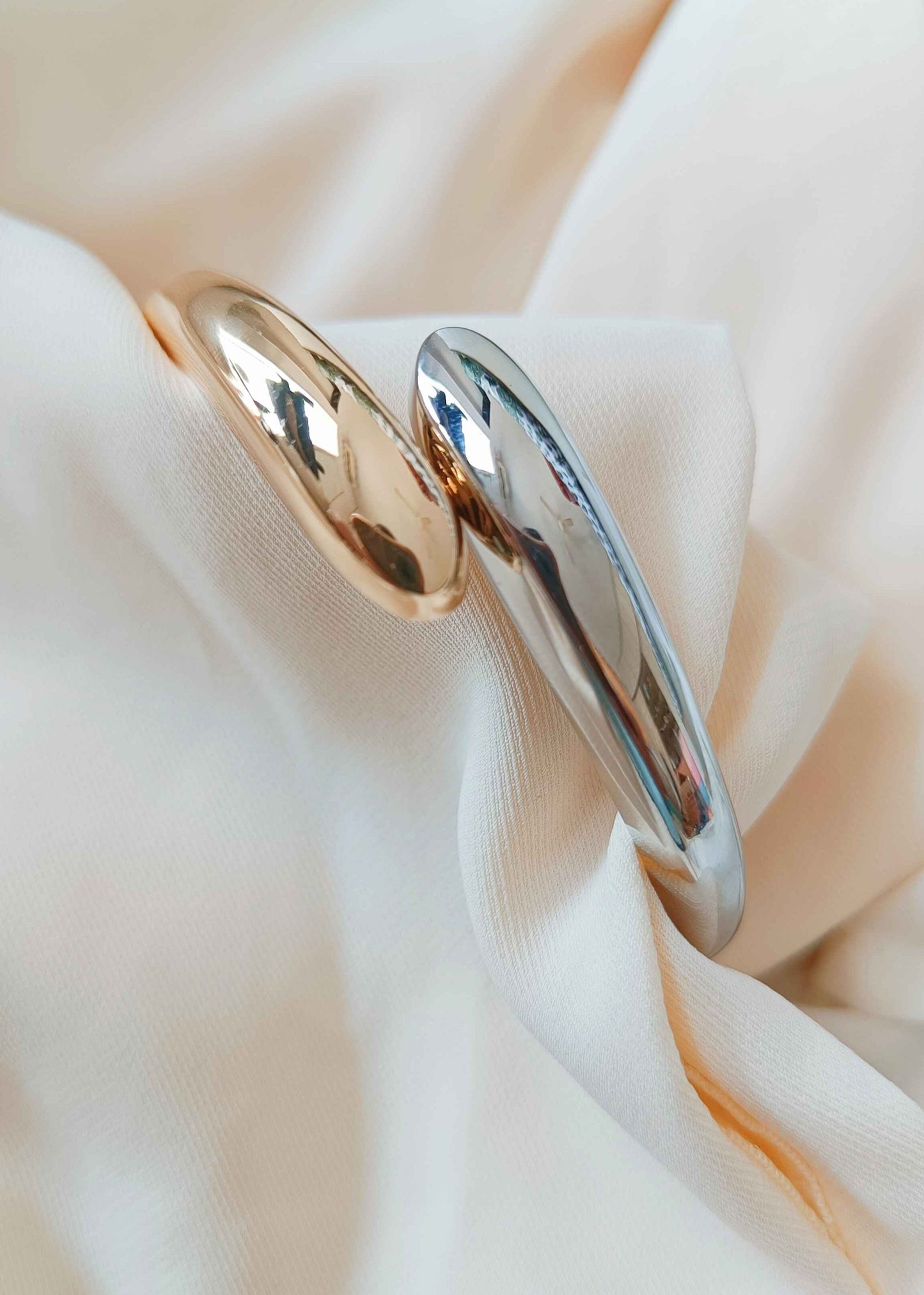 Stainless Steel Gold Silver Bracelet