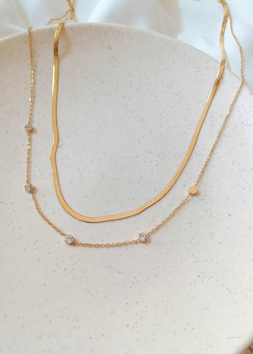 Double Layered Nia Necklace