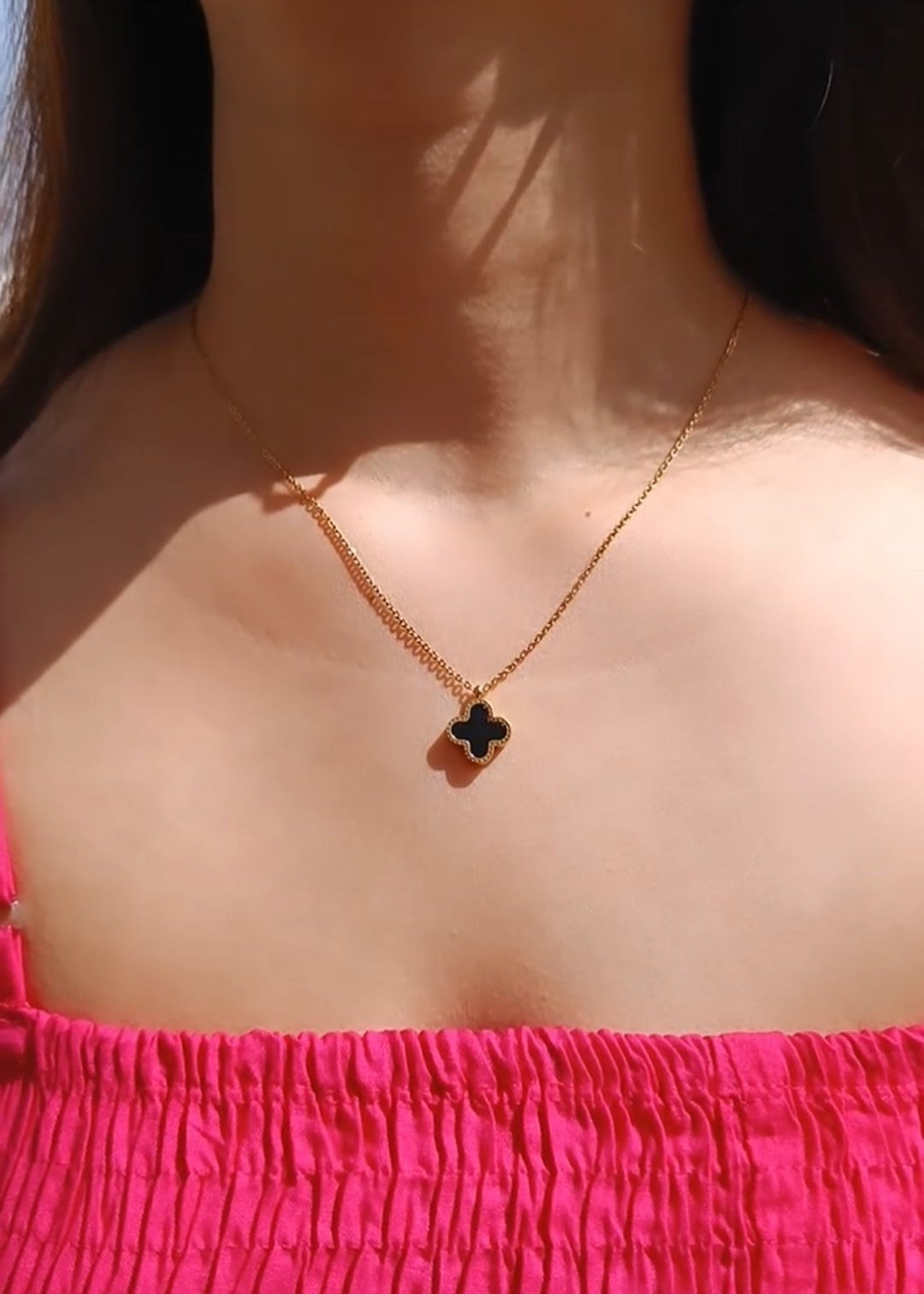 Stainless Steel Black Necklace