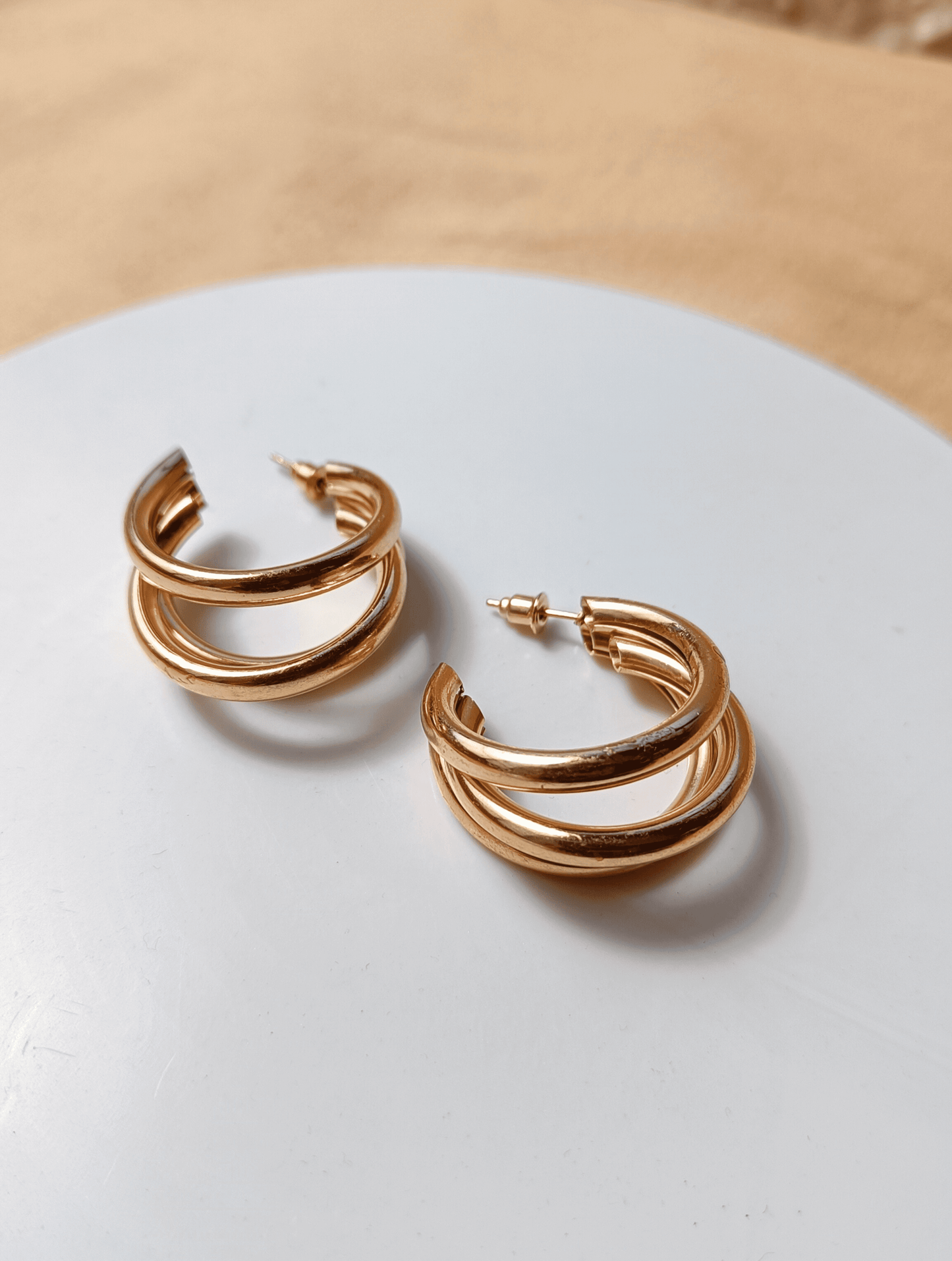 Triple Half circle hoops