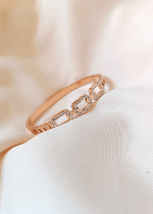 Stainless steel Diamond Tennis Bracelet