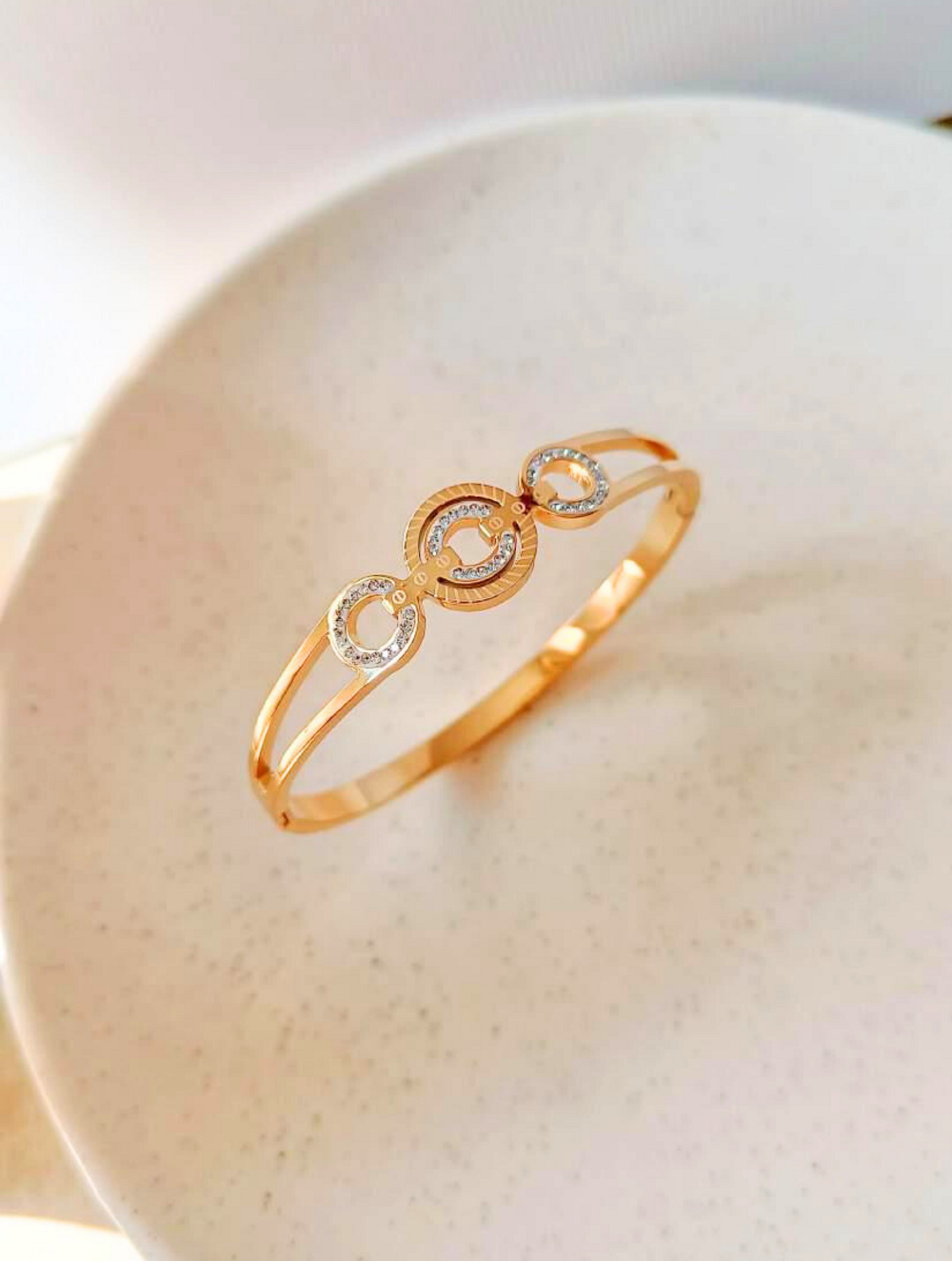 Maria golden Stainless Steel kada