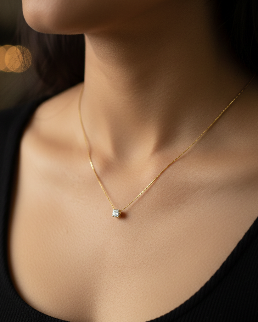Solitaire Necklace
