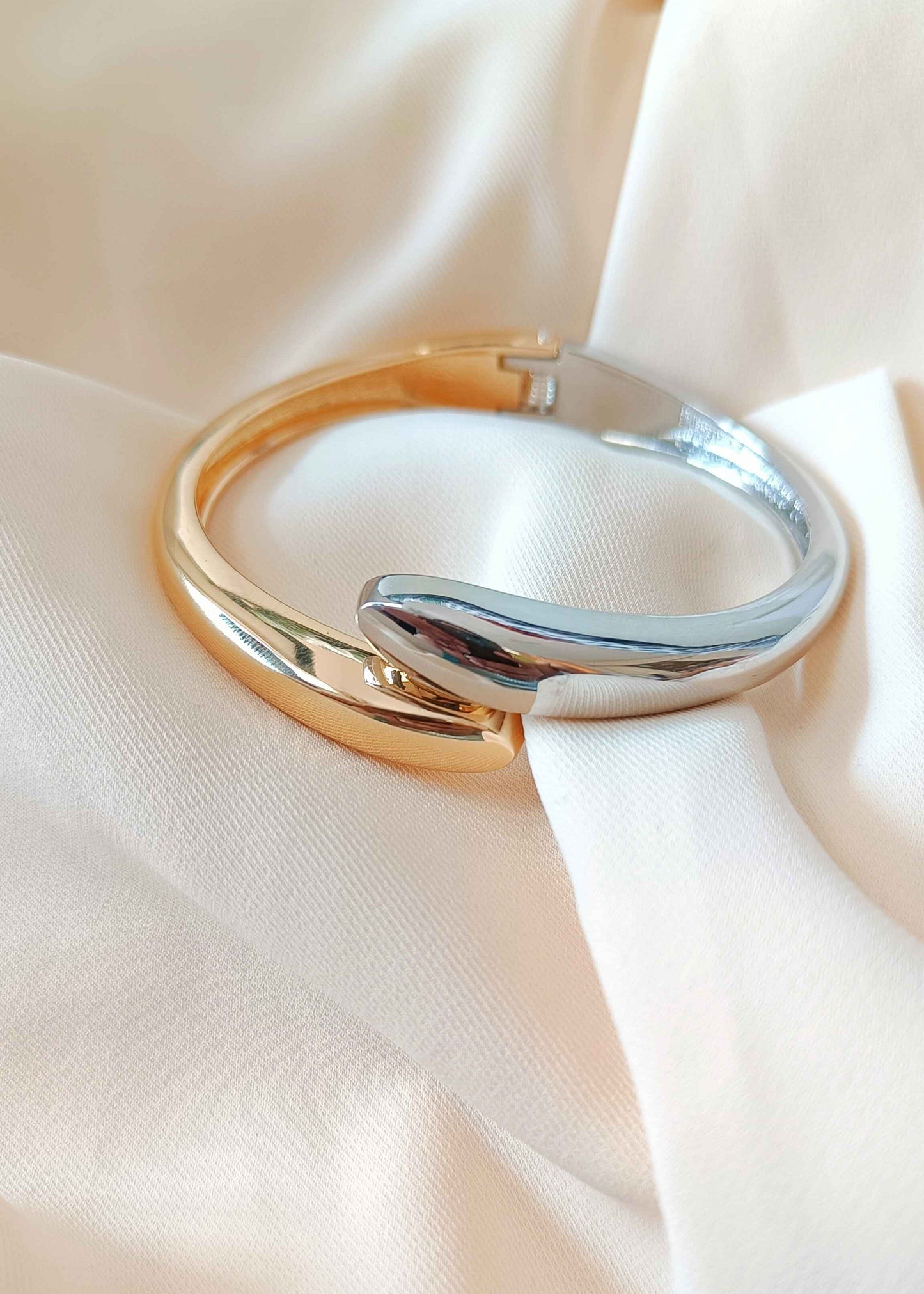 Stainless Steel Gold Silver Bracelet