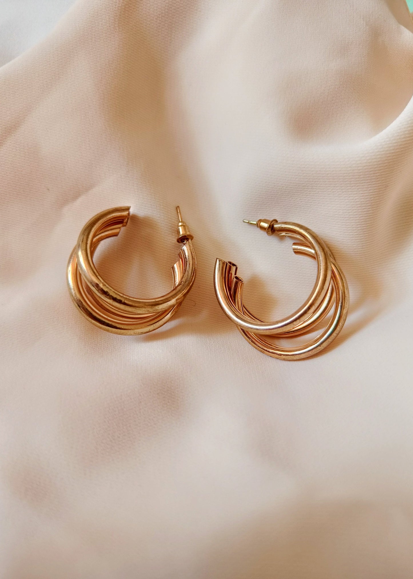 Triple Half circle hoops
