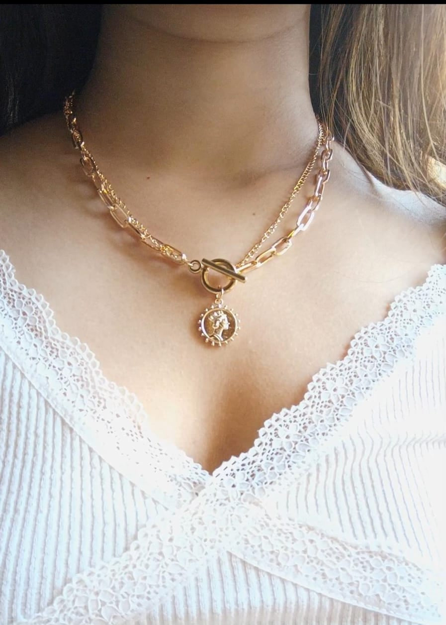 Coin Pendant Necklace