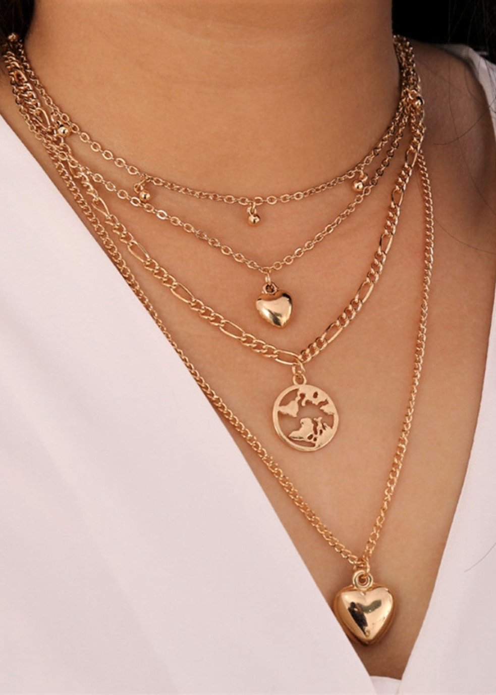 Long Layered Necklace